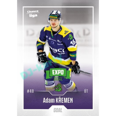 2022/23 Goal Cards Chance Liga 1. série #180 Adam Křemen Expo Green x/4