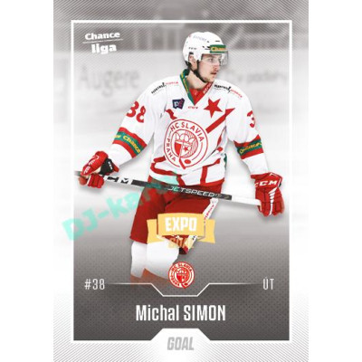 2022/23 Goal Cards Chance Liga 1. série #108 Michal Simon Expo Ostrava GOLD 1of2