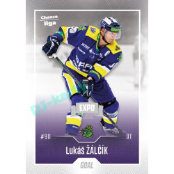 2022/23 Goal Cards Chance Liga 1. série #183 Lukáš Žálčík Expo Ostrava SILVER 1of2