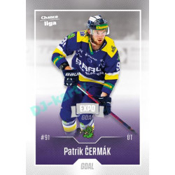 2022/23 Goal Cards Chance Liga 1. série #184 Patrik Čermák Expo Ostrava SILVER 1of2