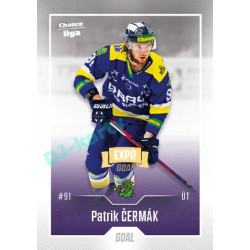 2022/23 Goal Cards Chance Liga 1. série #184 Patrik Čermák Expo Ostrava GOLD 1of2