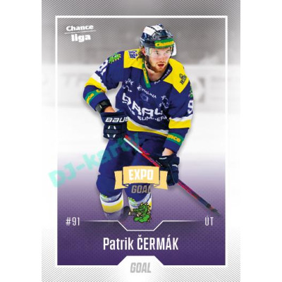 2022/23 Goal Cards Chance Liga 1. série #184 Patrik Čermák Expo Ostrava GOLD 1of2