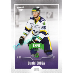 2022/23 Goal Cards Chance Liga 1. série #185 Daniel Jouza Expo Green x/4
