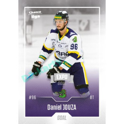2022/23 Goal Cards Chance Liga 1. série #185 Daniel Jouza Expo Ostrava SILVER 1of2