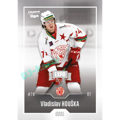 2022/23 Goal Cards Chance Liga 1. série #110 Vladislav Houška Expo Ostrava SILVER 1of2