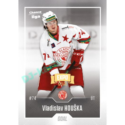 2022/23 Goal Cards Chance Liga 1. série #110 Vladislav Houška Expo Ostrava GOLD 1of2