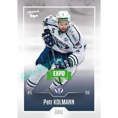 2022/23 Goal Cards Chance Liga 1. série #117 Petr Kolmann Expo Green x/4