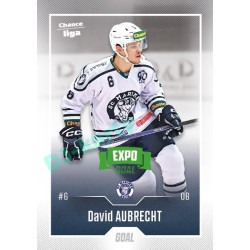 2022/23 Goal Cards Chance Liga 1. série #118 David Aubrecht Expo Green x/4