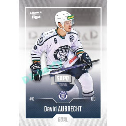 2022/23 Goal Cards Chance Liga 1. série #118 David Aubrecht Expo Ostrava SILVER 1of2