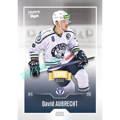 2022/23 Goal Cards Chance Liga 1. série #118 David Aubrecht Expo Ostrava GOLD 1of2