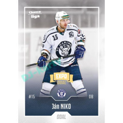 2022/23 Goal Cards Chance Liga 1. série #120 Ján Niko Expo Ostrava GOLD 1of2
