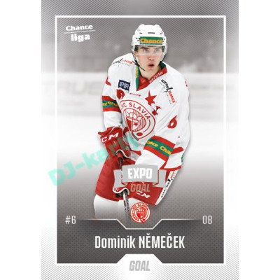 2022/23 Goal Cards Chance Liga 1. série #102 Dominik Němeček Expo Ostrava SILVER 1of2