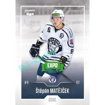 2022/23 Goal Cards Chance Liga 1. série #122 Štěpán Matějček Expo Green x/4