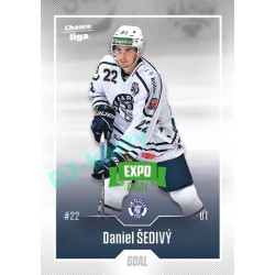 2022/23 Goal Cards Chance Liga 1. série #123 Daniel Šedivý Expo Green x/4