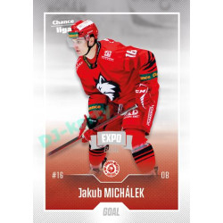 2022/23 Goal Cards Chance Liga 1. série #131 Jakub Michálek Expo Ostrava SILVER 1of2
