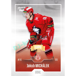 2022/23 Goal Cards Chance Liga 1. série #131 Jakub Michálek Expo Ostrava GOLD 1of2