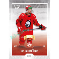 2022/23 Goal Cards Chance Liga 1. série #133 Jan Jaroměřský Expo Ostrava GOLD 1of2