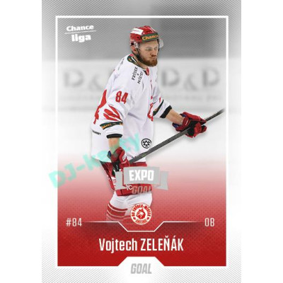 2022/23 Goal Cards Chance Liga 1. série #135 Vojtech Zeleňák Expo Ostrava SILVER 1of2