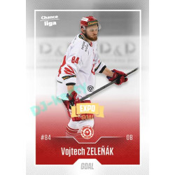 2022/23 Goal Cards Chance Liga 1. série #135 Vojtech Zeleňák Expo Ostrava GOLD 1of2
