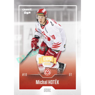 2022/23 Goal Cards Chance Liga 1. série #136 Michal Hotěk Expo Ostrava GOLD 1of2