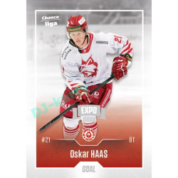 2022/23 Goal Cards Chance Liga 1. série #137 Oskar Haas Expo Ostrava SILVER 1of2