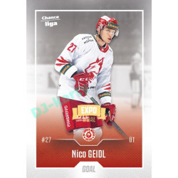 2022/23 Goal Cards Chance Liga 1. série #138 Nico Geidl Expo Ostrava GOLD 1of2