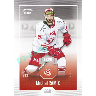2022/23 Goal Cards Chance Liga 1. série #139 Michal Ramik Expo Ostrava SILVER 1of2