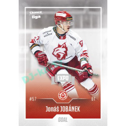 2022/23 Goal Cards Chance Liga 1. série #140 Jonáš Jobánek Expo Ostrava SILVER 1of2