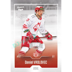 2022/23 Goal Cards Chance Liga 1. série #142 Daniel Vrdlovec Expo Ostrava SILVER 1of2