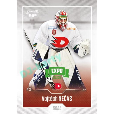 2022/23 Goal Cards Chance Liga 1. série #143 Vojtěch Nečas Expo Green x/4