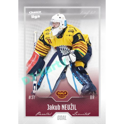 2022/23 Goal Cards Chance Liga 2. série #201 Jakub Neužil Silver 1 of 60