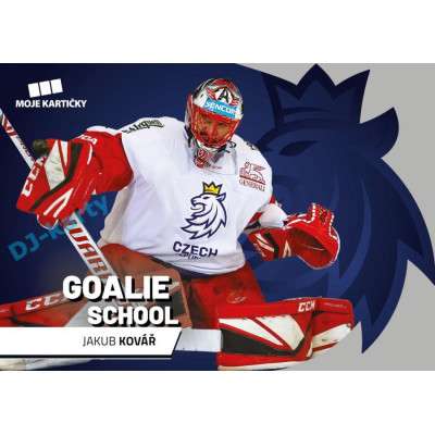 2020 MK reprezentace Goalie School Retail BLUE - kompletní set 10 karet