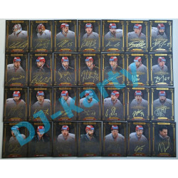 2021 OFS Classic Kingdom of Lions - kompletní set 28 karet Authentic Signature GOLD - PROMO