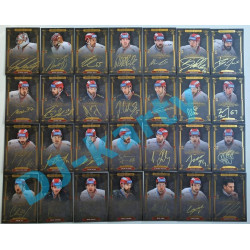 2021 OFS Classic Kingdom of Lions - kompletní set 28 karet Authentic Signature GOLD x/5