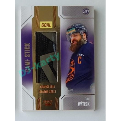 2022/23 Goal Cards Chance #S-41 Jan Výtisk Game Used Stick Expo x/2