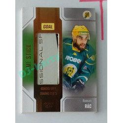 2022/23 Goal Cards Chance #S-36 Roman Rác Game Used Stick Expo x/2
