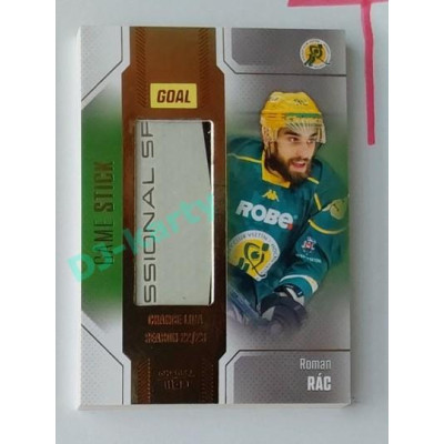 2022/23 Goal Cards Chance #S-36 Roman Rác Game Used Stick Expo x/2