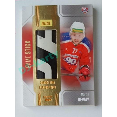 2022/23 Goal Cards Chance #S-55 Martin Réway Game Used Stick Expo x/2