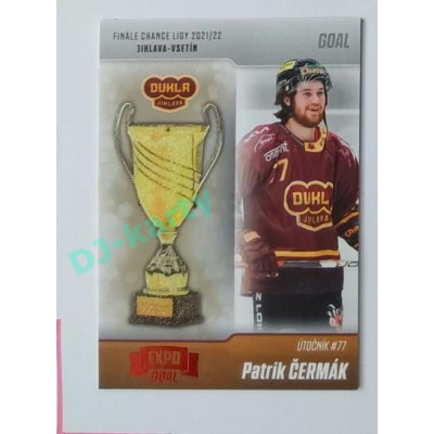 2022/23 Goal Cards Chance #FJ-21 Patrik Čermák Finále 2022 Expo x/3