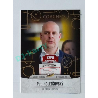 2022/23 Goal Cards Chance #C-29 Petr Holejšovský Coach's Expo x/3