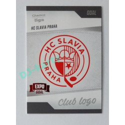 2022/23 Goal Cards Chance #CL-08 HC Slavia Praha Club Logo Expo x/3