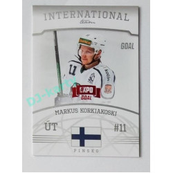 2022/23 Goal Cards Chance #IT-08 Markus Korkiakovski International Team Expo x/3