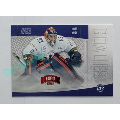 2022/23 Goal Cards Chance #G-07 Tomáš Král Goalies Expo x/3