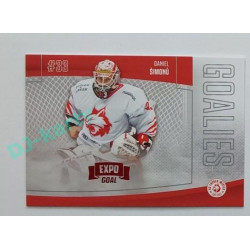 2022/23 Goal Cards Chance #G-34 Daniel Šimonů Goalies Expo x/3