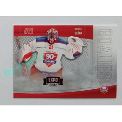 2022/23 Goal Cards Chance #G-15 Ondřej Bláha Goalies Expo x/3