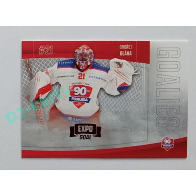 2022/23 Goal Cards Chance #G-15 Ondřej Bláha Goalies Expo x/3