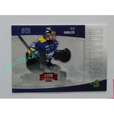 2022/23 Goal Cards Chance #G-16 Petr Hamalčík Goalies Expo x/3