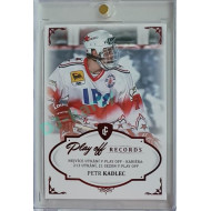2023 Legendary Cards REKORDY ČESKÉ EXTRALIGY #PPG-01 Petr Kadlec Play Off Red 03/10