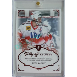 2023 Legendary Cards REKORDY ČESKÉ EXTRALIGY #PPG-01 Petr Kadlec Play Off Red 03/10