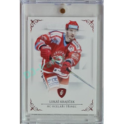 2023 Legendary Cards REKORDY ČESKÉ EXTRALIGY #37 Lukáš Krajíček Red 03/10
